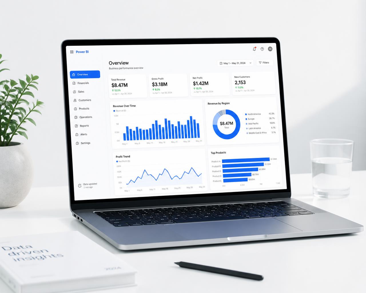 Capa do curso Curso de Power BI do Básico ao Avançado